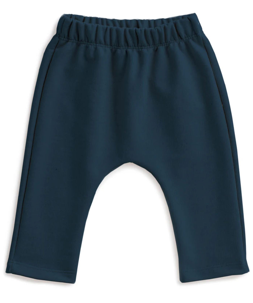 Organic Made Joy Cotton USA in | Harem Crows Naby Pant Organic Blue – Two for Kids